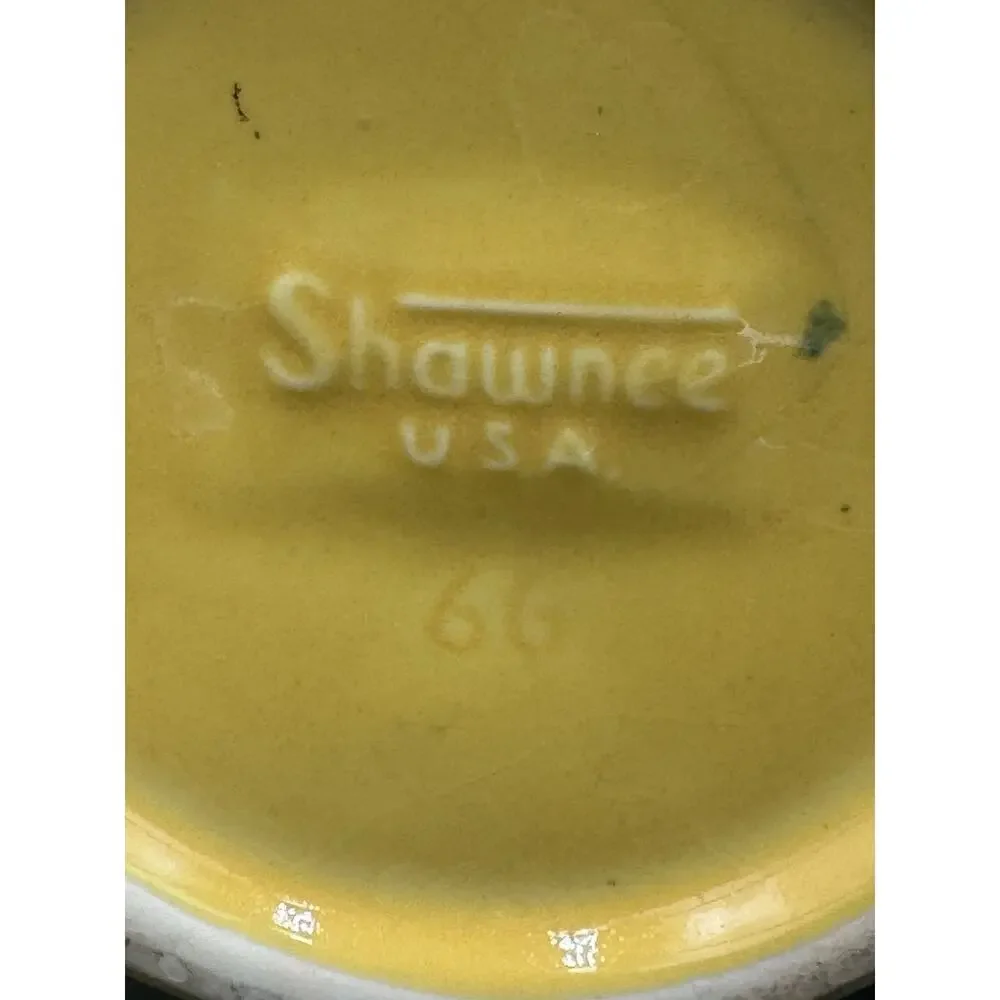 Vintage Shawnee Corn King No. 66 Cookie Jar Original Foil Label USA 10.25”
